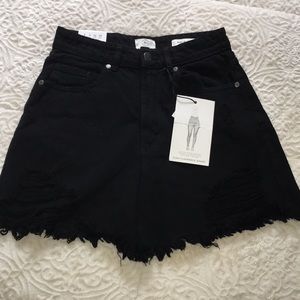 High rise flashback shorts